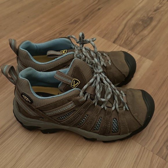 KEEN Women's Hiking Shoes Size 7.5 Targhee Trail Leather Brown Outdoor - Picture 6 of 6